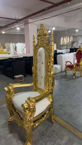 Ghế Ngai Vàng Hoàng Gia Chạm Khắc Baroque Cao Cấp