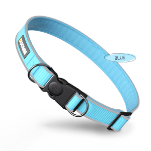 Dogs Collar Reflective Nylon Adjustable Pet Collar Durable for Small Medium Large Dogs Training Walking