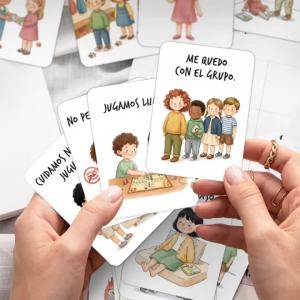 24 Chiếc Thẻ Học Tập Hình Ảnh Về Các Quy Tắc Hành Vi Xã Hội Của Người Tây Ban Nha Dành Cho Lớp Học Mầm Non Học Tại Nhà Học Tập Tương Tác