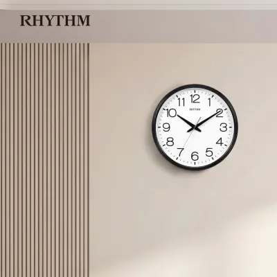 RHYTHM | Đồng Hồ Treo Tường Cao Cấp Đơn Giản Không Cần Khoan