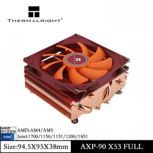 Thermalright AXP90-X53 FULL All Copper Low Profile CPU Air Cooler with 92mm PWM Fan for AMD AM4 AM5 Intel LGA 115X/17XX/1200