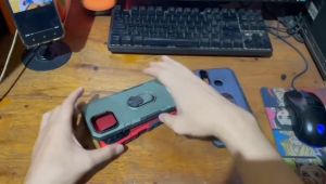 Casing Hp Untuk Realme C21/C21Y 2021 Case Robot Hit Eye Whit Ring Transformer Phantom Hybrit Armor