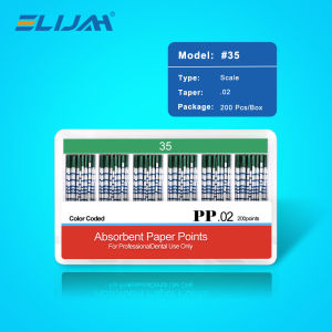 ELIAJH Dental Absorbent Paper Points Sterile Mixed Size Root Canal Endodontic Paper Tips Dentistry Filling Materials Tools