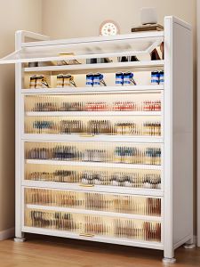 CAIYUNJIA | Steel Multi-level Shoe Cabinet