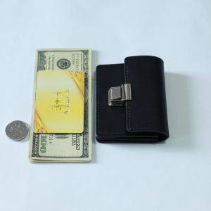 เวอร์ชั่นเกาหลี รุ่นคลาสสิก กระเป๋าสตางค์ ผู้หญิง mini แบบพกพา หัวเข็มขัดโลหะ ins นักเรียน ซองการ์ด