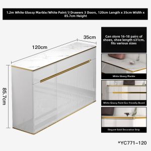 Luxurious Space-saving Large-capacity Entryway Shoe Cabinet
