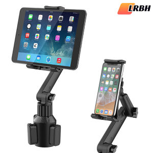 Cup Holder Tablet Mount Tablet Car Cradle Holder Made Compatible for 2022 iPad Pro New Air iPad Mini Samsung Galaxy Tab S8 S7
