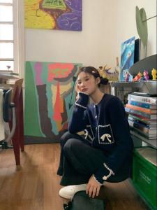NIHAOKANONG | Áo Cardigan Len Cúc Trung Quốc Dáng Ôm
