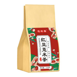 Red Bean Coix Seed Tea Moisture Removing Tea Moisture Removing and Regulating Poria cocos Gallbladder Seed Red Coix Seed Health Tea