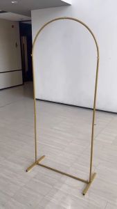 COD 1 Set=3pcs Wedding Arches Iron Pipe n-shaped Flower Stands Wedding Ps Background Artificial Flower