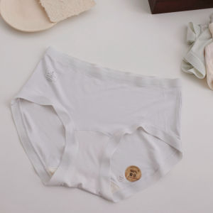 Luxury Silk Modal Womens Underwear Extended Crotch Smooth Fine mid Waist Butt Covering No Pilling Seamless Briefs