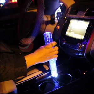Universal shifter knob for manual car LED crystal shift knob For Truck Colorful car Shifter Knob Manual 10/15/20/25/30/40CM ship knob handle for car
