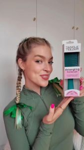 Lược gỡ rối Tangle Teezer The Ultimate Detangler gỡ rối tối ưu tóc thẳng xoăn chải được tóc ướt