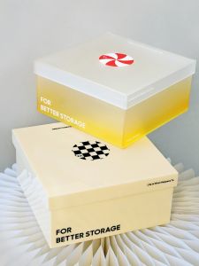 Acrylic Storage Box Dustproof Cover Cosmetic Small Object Storage Organizer Box Nordic Style Pure Color from Mainland China