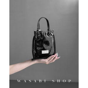 VibeRing Fashionable Top Layer Cowhide Leather Mobile Phone Bag Striped Work Bag Small Crossbody Handbag Urban Minimalist Style