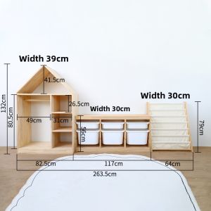 Simple Wooden Childrens Wardrobe
