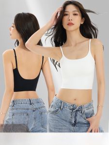 MiiOW | Áo ba lỗ nữ MiiOW Catwoman có đệm ngực Áo ba lỗ một mảnh che chắn ngực phụ trợ Thiết kế lưng đẹp Áo lót cơ bản