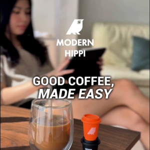 Modern Hippi Coffee Sunshine Serenity | Instant Freeze Dried Coffee I Medium Roast | 24 Cups | 100% Specialty Arabica Beans | No Preservatives | No Sugar | No Machine Needed | Superior Taste
