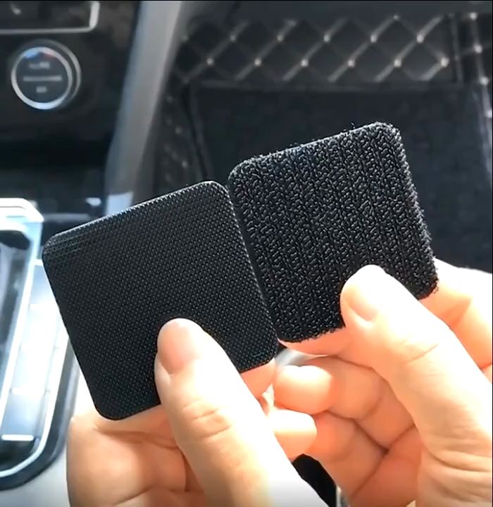 30/60Pcs Car Strong Adhesive Fixing Stickers, Invisible Non-slip Carpet Mat Tape, Double Faced Car Carpet Fixed Patch, Home Carpet Sheets Non-slip Grip Tapes