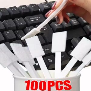 10/100ชิ้นแท่งทำความสะอาดรถร่องแปรงทำความสะอาดหน้าต่างทำความสะอาดช่องว่างอเนกประสงค์ฝาห้องน้ำแปรงช่องว่างถ้วยทรงแป้นพิมพ์เครื่องมือทำความสะอาดฝุ่นปก