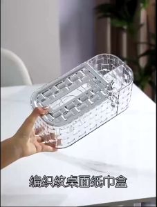 Hộp Đựng Giấy Để Bàn Acrylic Mẫu Mới Phong Cách Bắc Âu