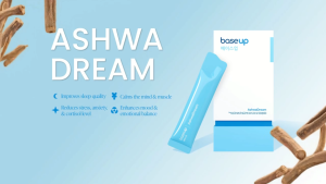 [Twin Pack] BaseUp Ashwadream 25g x 14s - Deep Sleep Stress Relief & Calm Mind Support (Free 3 Sachet)