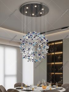 KING STAR | Modern Luxury Crystal Flower Dining Chandelier