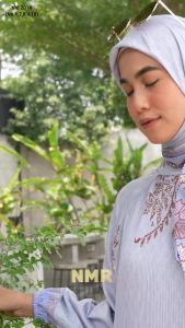 NMR Setelan Celana Kulot Tunik Katun Paris Plisket Vol 2016-8 ( Inc Hijab)