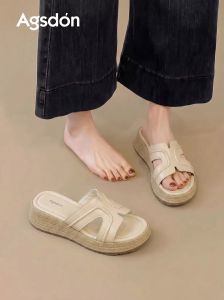 Agsdon | High Heel Thick Sole Slippers Sandals