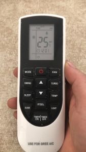 Remote Điều khiển điều hoà Gree các dòng GWC GWH 1 chiều 2 chiều Inverter- Chất lượng tốtmới 100%-Tặng kèm Pin