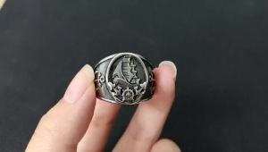 Fashion Vintage Nordic Sailboat Pirate Ring Male 316L Stainless Steel Viking Compass Rings Biker Amulet Jewelry Gift Wholesale