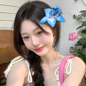 【♡Lovely girls house♡】กิ๊บติดผมชายหาดกิ๊ฟติดผมดอกไม้หลากสีฮาวาย