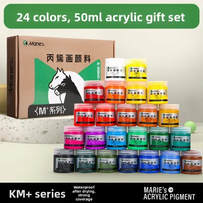 Marie’s | Waterproof Non-Toxic Childrens Acrylic Paints 24 Colors