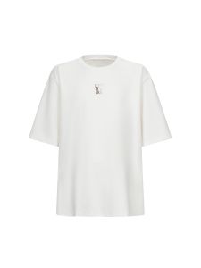 TIWILLTANG Quality Metal Fusion Style T-Shirt Loose Fit Youthful Popular Polyester Spandex Antibacterial Summer Short Sleeve
