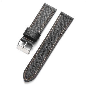18mm 19mm 20mm 22mm Cowhide Leather Watch Strap for Seiko Leather Watch Band Vintage Handmade Wristbelt Soft Men Women Bracelets