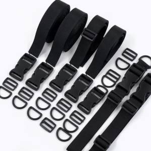 11 Chiếc 4M Nylon Chịu Lực Webbing Dây Đeo Cho Ba Lô Hành Lý DIY Phụ Kiện May Vá Quần Áo Vải Dây Ruy Băng Handmade