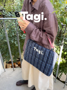 Tagi. Small Woven Pillow Computer Bag 13/14/15 Macbook Laptop Storage Bag