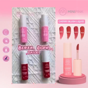 MINIPINK Cherry Blush Liquid Pewarna Pipi Cair Natural 4 Warna Tahan Lama Waterproof MP062
