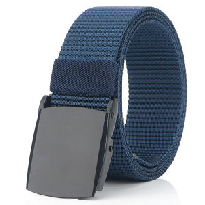 Thắt Lưng NamMens Belt Canvas Automatic Buckle Nylon Zinc Alloy Outdoor Military Belt-Dây Nịt Nam