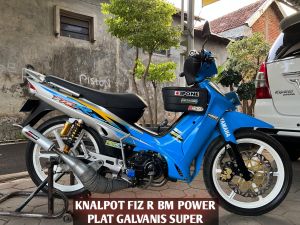 Knalpot Fiz R Racing Bm Power Plat Galvanis Super