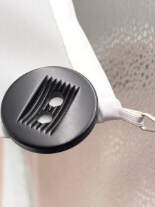 Áo Khoác Len Cỡ Lớn Màu Đen Nút Nhựa Hai Mắt Áo Len Cardigan Nút Trang Trí Vật Dụng Thủ Công May Vá