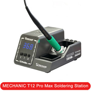 MECHANIC | MECHANIC T12 Pro Max 120W Soldering Station PID Control 4s Fast Heating Smart Sleep T12 Handle For PCB Welding Repair Tools