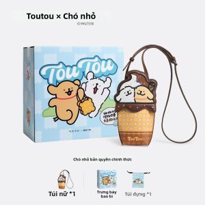 TOUTOU | Túi Đeo Chéo Mini Hình Chú Cún Doodle Dễ Thương