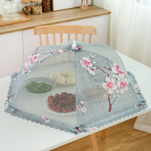 Large Foldable Kitchen Food Cover Dustproof Tablecloth Home Use Leftover Food Cover Fly Cover Nordic Style Restaurant Use
