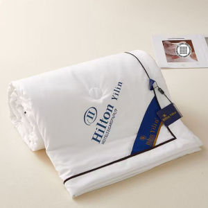 Chăn Làm Mát Mùa Hè Khách Sạn Cao Cấp Bằng Cotton Thô Đậu Nành Dành Cho Người Lớn Và Trẻ Em Có Thể Giặt Máy Ruột Chăn Polyester