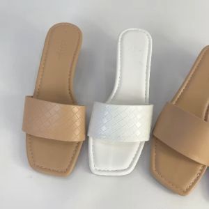 Dép cao gót nữ đế vuông thời trang dáng guốc sandal cao 5 phân quai ngang cao cấp Hishoo size 34-41 S039