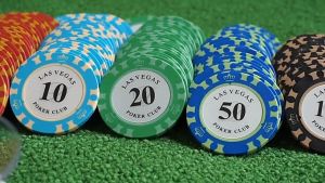 [20pcs/set] Poker Chips Dealer Playing Texas Set Poker Card 德州扑克筹码