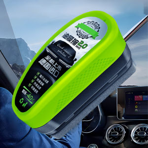 iriisy 150ml Car Glass Oil Film Remover Cleaning Wiper Remover Automotive Glass Sponge Cleaning Brush Car Cleaning Tool