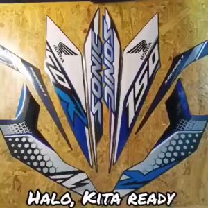 Striping List Standart Honda Sonic 2018/Stiker Motor Honda/Striping Standart Sonic
