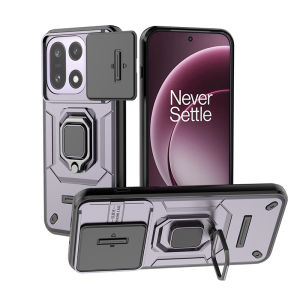 szhaiyu | Armor Phone Case For OnePlus Nord ACE 3 4 5 CE5 13 13R 13T 15 Pro Ultra With Sliding Camera Protection Ring Holder Hard Cover